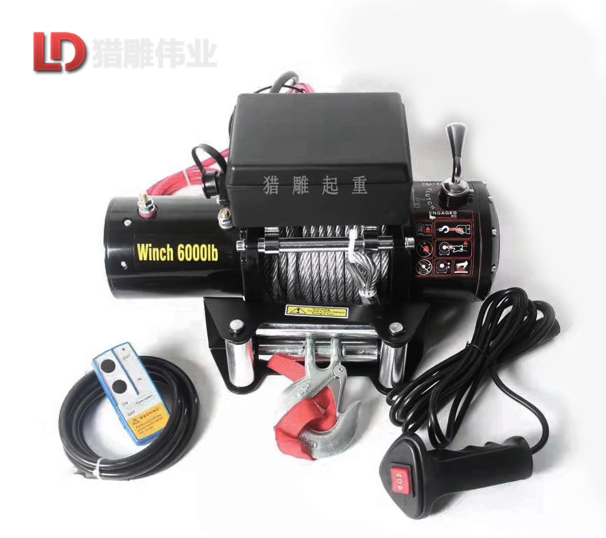 6000磅電動絞盤